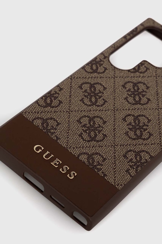 Puzdro na mobil Guess Galaxy S24 Ultra S928 GUHCS24LG4GLBR hnedá AA00