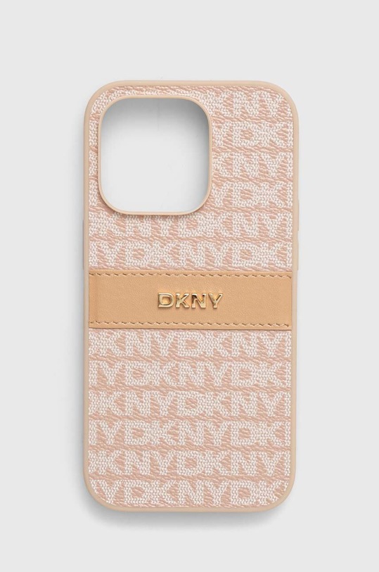 Obal na telefon Dkny iPhone 14 Pro 6.1 na mobil oranžová DKHCP14LPRTHSLP