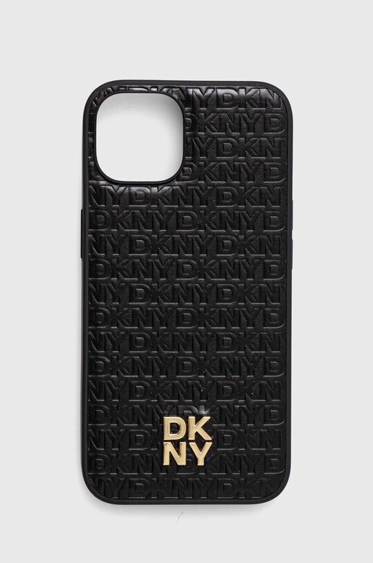 Dkny Husă pentru telefon iPhone 14 / 15 / 13 cu modele negru DKHMP14SPSHRPSK