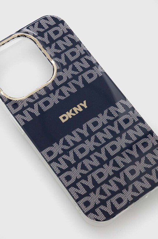 Dkny Husă pentru telefon iPhone 15 Pro 6.1 DKHMP15LHRHSEB bleumarin AA00
