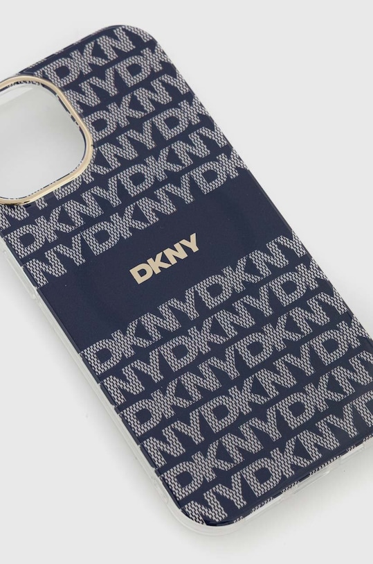 Dkny Husă pentru telefon iPhone 15 / 14 / 13 6.1 DKHMP15SHRHSEB bleumarin AA00