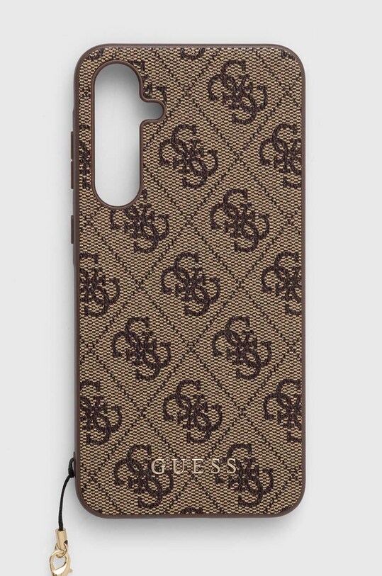 Obal na telefon Guess A35 A356 na mobil zelená GUHCSA35GF4GBR