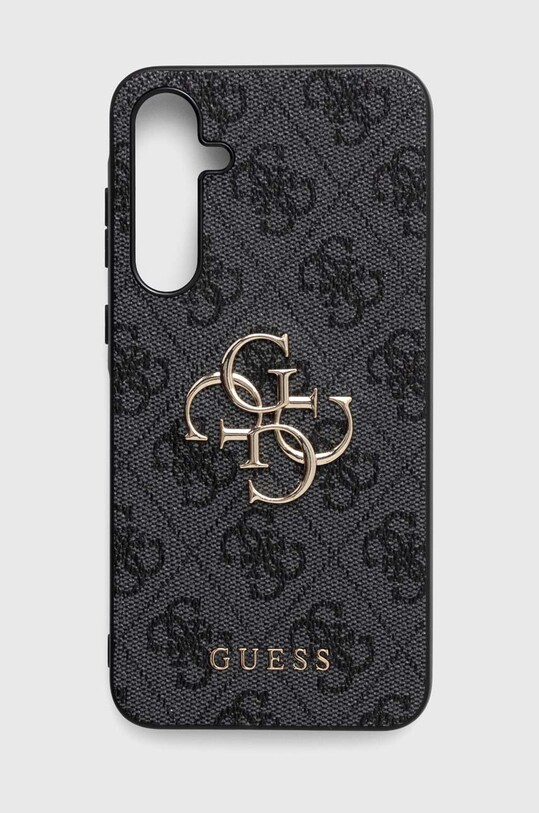Чехол на телефон Guess A55 A556 аппликация чёрный GUHCSA554GMGGR