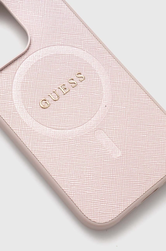 Puzdro na mobil Guess iPhone 15 Pro 6.1 GUHMP15LPSAHMCP ružová AA00