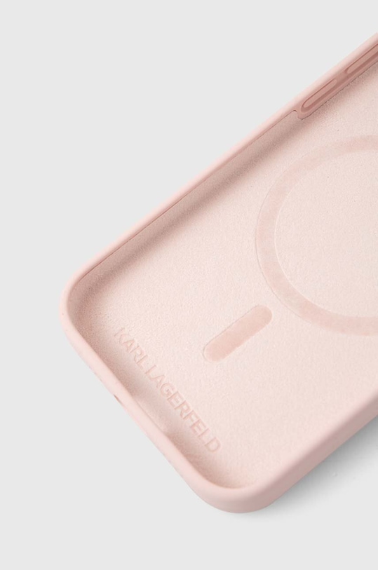 Obal na telefon Karl Lagerfeld iPhone 15 Pro 6.1 KLHMP15LSKCHPPLP růžová AA00