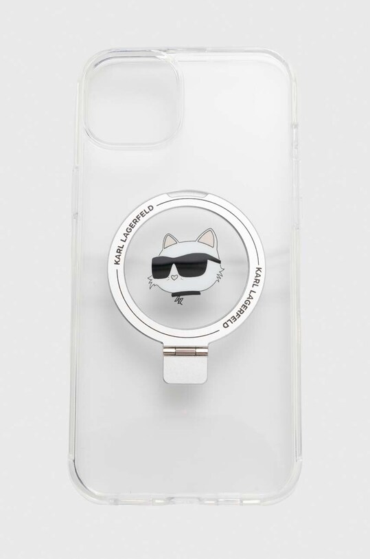 Чохол на телефон Karl Lagerfeld iPhone 15 Plus / 14 Plus 6.7 для телефону білий KLHMP15MHMRSCHH