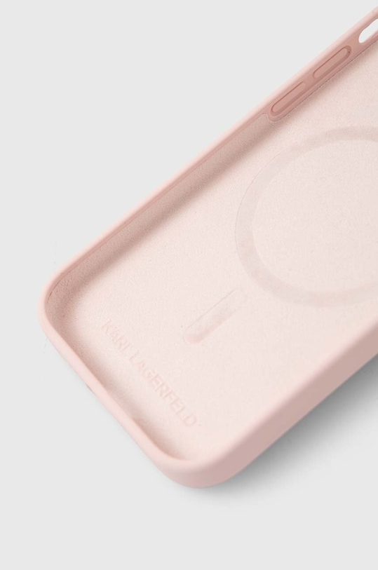 Obal na telefon Karl Lagerfeld iPhone 15 / 14 / 13 6.1 KLHMP15SSKCHPPLP růžová AA00