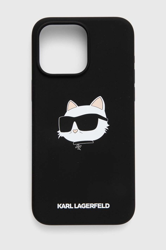 Karl Lagerfeld etui na telefon iPhone 15 Pro Max 6.7 na telefon czarny KLHMP15XSCHPPLK