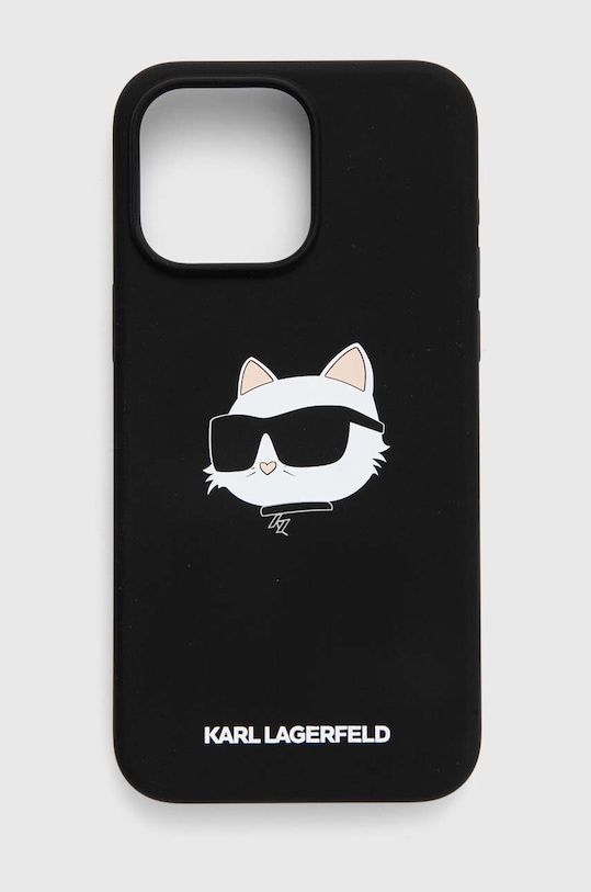 Чехол на телефон Karl Lagerfeld iPhone 15 Pro Max 6.7 для телефона чёрный KLHMP15XSCHPPLK