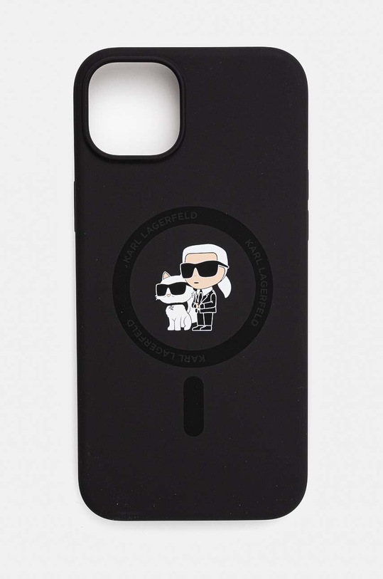 Θηκη κινητού Karl Lagerfeld iPhone 15 Plus / 14 Plus 6.7 για τηλέφωνο μαύρο KLHMP15MSCMKCRHK