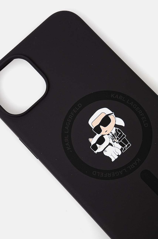 Obal na mobil Karl Lagerfeld iPhone 15 Plus / 14 Plus 6.7 KLHMP15MSCMKCRHK čierna AA00