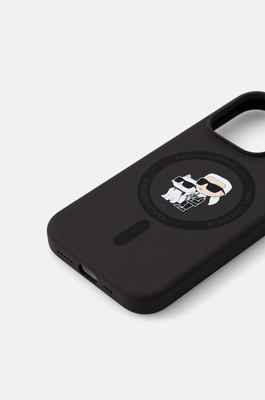 Чохол на телефон Karl Lagerfeld iPhone 15 Pro 6.1 KLHMP15LSCMKCRHK чорний AA00
