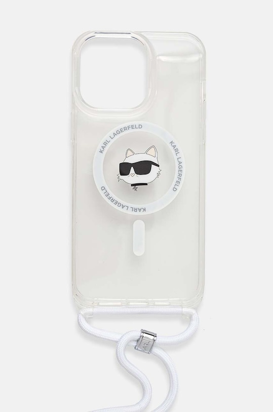 Karl Lagerfeld Husă pentru telefon iPhone 15 / 14 / 13 6.1 KLHMP15SHCCHNT transparent AA00