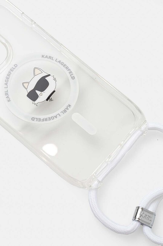 Doplnky Puzdro na mobil Karl Lagerfeld iPhone 15 Pro Max 6.7 KLHMP15XHCCHNT priesvitná