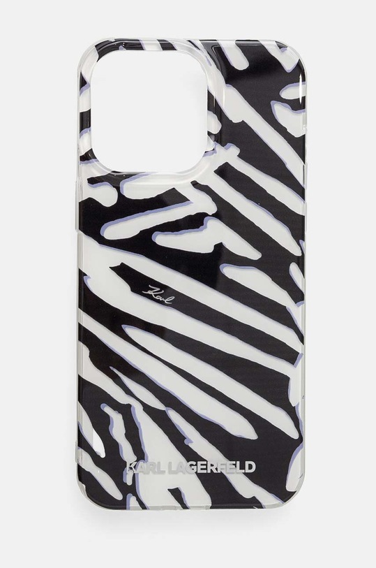 Obal na telefon Karl Lagerfeld iPhone 15 Pro Max 6.7 na mobil černá KLHCP15XHZBPKCCK