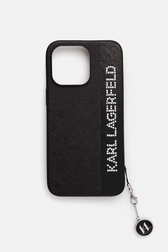 Karl Lagerfeld etui na telefon iPhone 15 Pro Max 6.7 na telefon czarny KLHCP15XPSAKDGCK