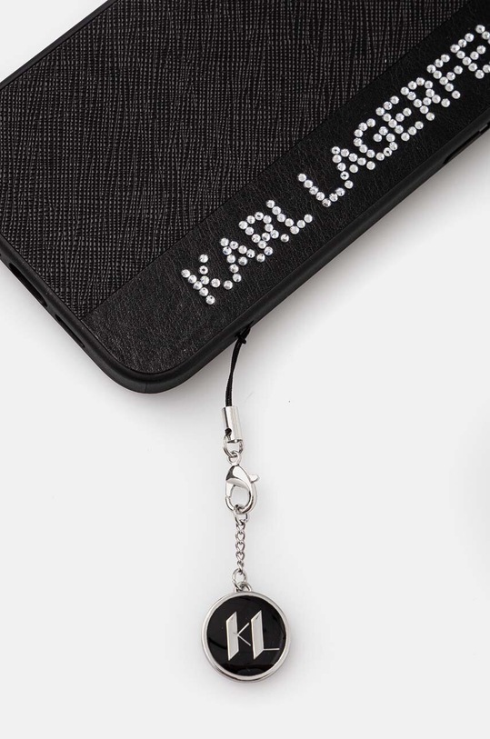 Karl Lagerfeld Husă pentru telefon iPhone 15 Pro Max 6.7 KLHCP15XPSAKDGCK negru AA00