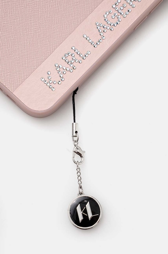 Etui za telefon Karl Lagerfeld iPhone 15 Pro 6.1 KLHCP15LPSAKDGCP roza AA00