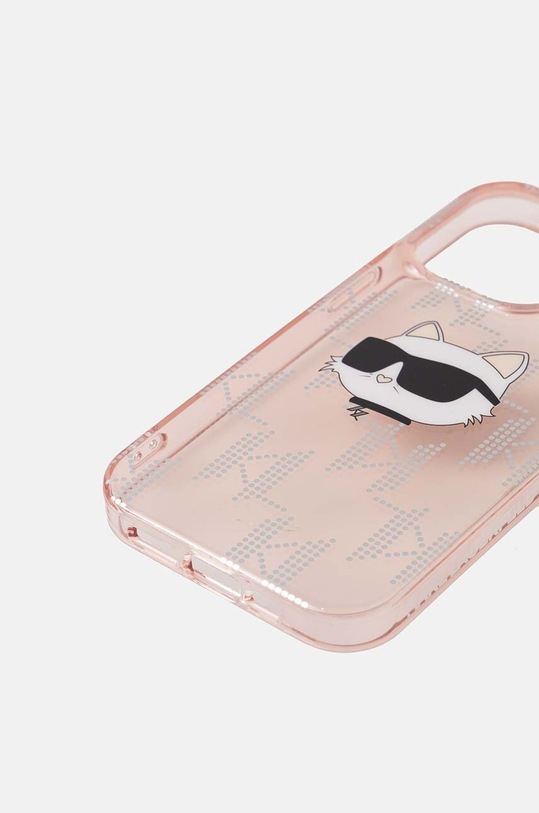 Obal na telefon Karl Lagerfeld iPhone 14 Pro 6.1 KLHCP14LHKLPCHP růžová AA00
