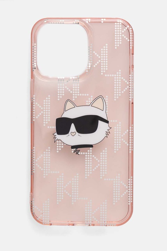 Θήκη κινητού Karl Lagerfeld iPhone 14 Pro Max 6.7 για τηλέφωνο ροζ KLHCP14XHKLPCHP