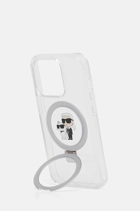 Чехол на телефон Karl Lagerfeld iPhone 15 Pro 6.1 KLHMP15LHMRSKCH прозрачный AA00