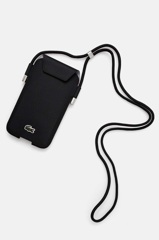 Lacoste carcasa de telefon negru LCPSP15XPVCK