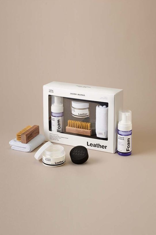 Jason Markk kit de îngrijire a pantofilor din piele Leather Care Kit