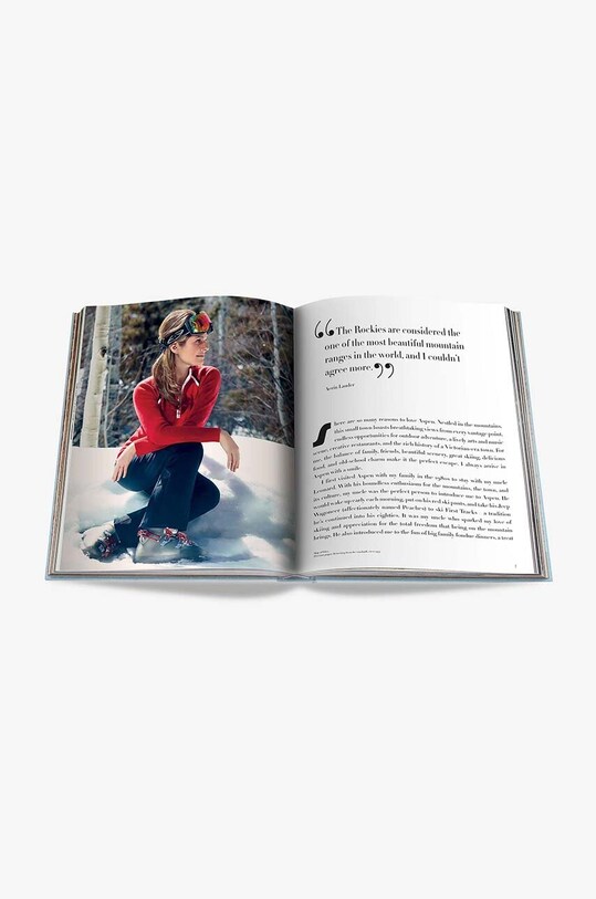 Assouline carte Aspen Style, English albastru 9781614286226