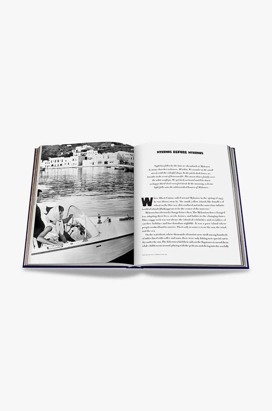 Βιβλίο Assouline Mykonos Muse by Lizy Manola, English σκούρο μπλε 9781614286905