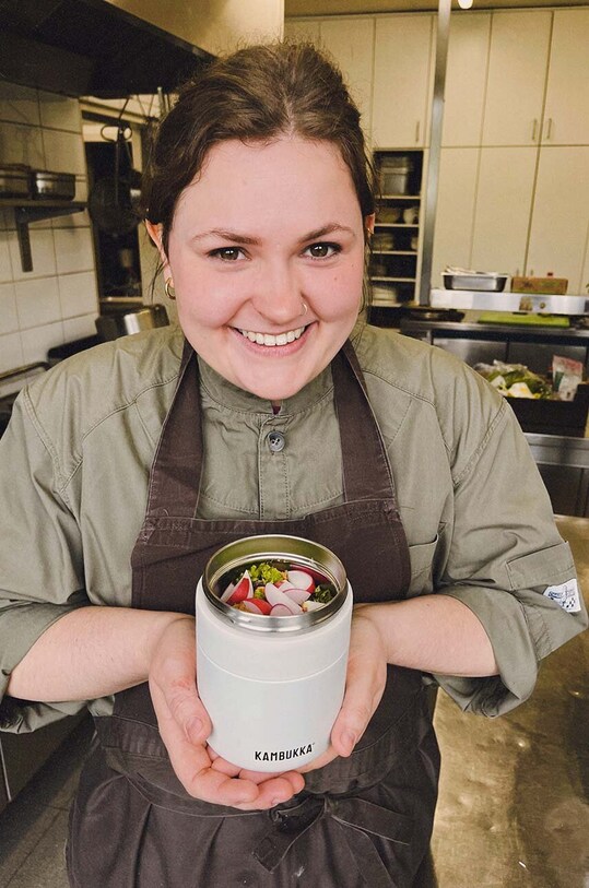 Termos posuda za hranu Kambukka Bora 600ml Chalk White 11.06013