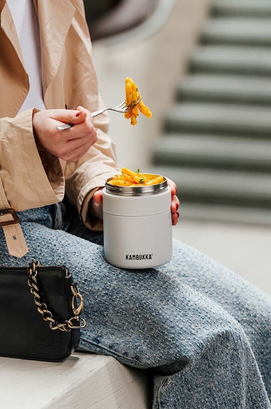 Termos posuda za hranu Kambukka Bora 600ml Chalk White 11.06013