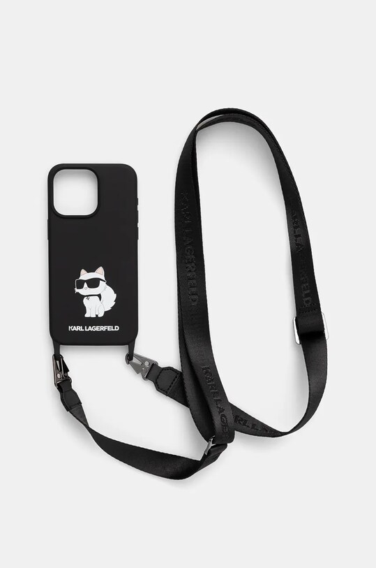 Чехол на телефон Karl Lagerfeld iPhone 15 Pro Max 6.7" KLHCP15XSCBSCNK чёрный AA00