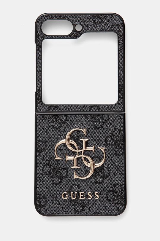 Guess etui na telefon Z Flip6 F741 na telefon czarny GUHCZF64GMGGR