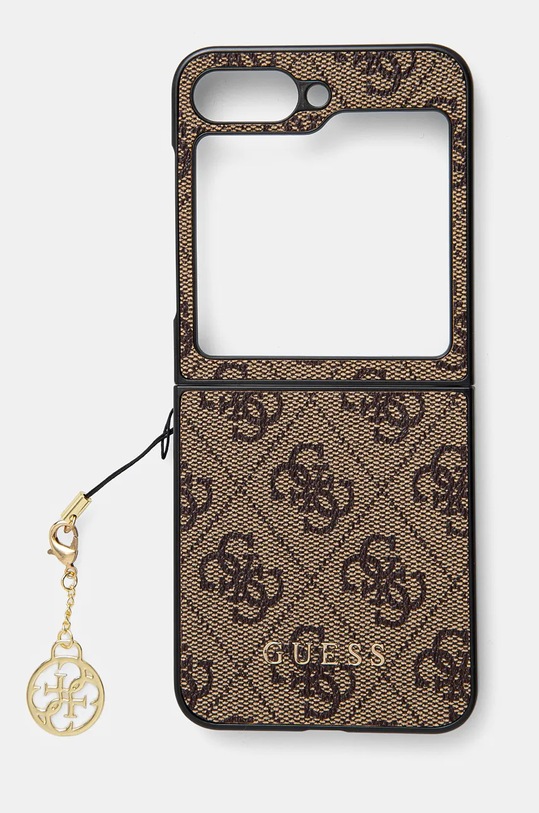 Чохол на телефон Guess Z Flip6 F741 для телефону коричневий GUHCZF6GF4GBR
