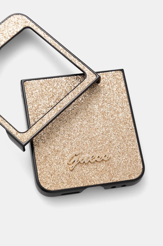 Puzdro na mobil Guess Z Flip6 F741 GUHCZF6HGGSHD zlatá AA00