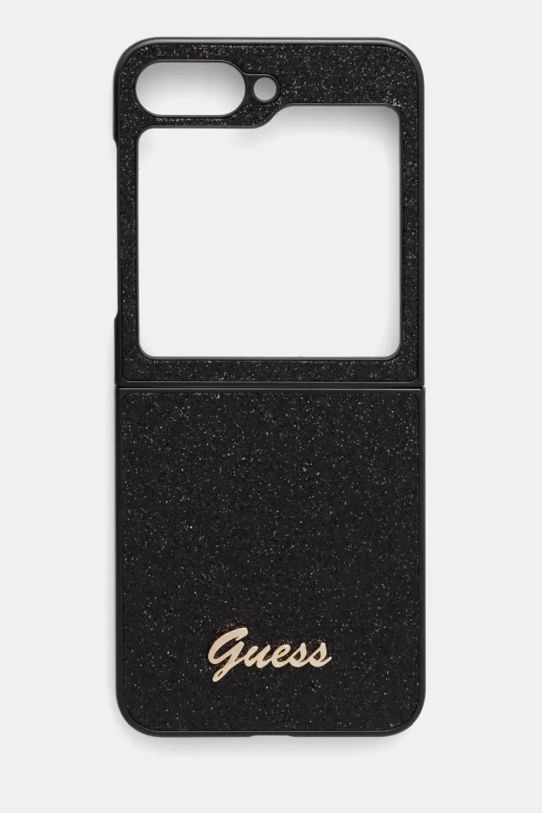 Guess etui na telefon Z Flip6 F741 na telefon czarny GUHCZF6HGGSHK