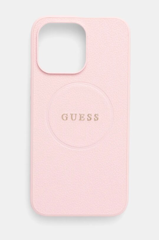 Чехол на телефон Guess iPhone 15 Pro Max 6.7 для телефона розовый GUHMP15XPGHSMMP