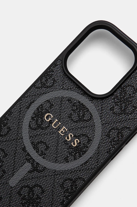 Guess etui na telefon iPhone 16 Pro 6.3 GUHMP16LG4GFRK czarny AA00