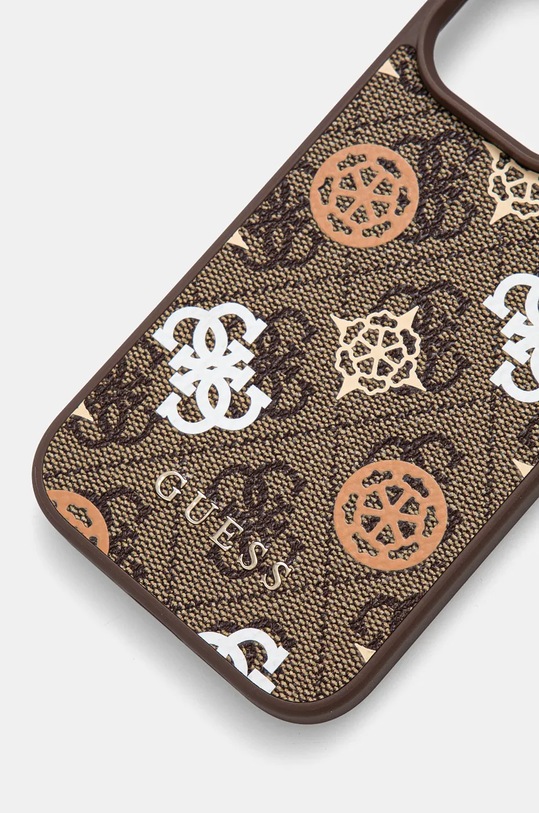 Guess etui pentru telefon iPhone 16 Pro 6.3 GUHMP16LP4PWPW maro AA00
