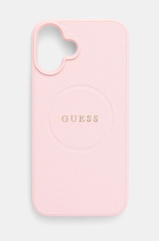 Guess etui na telefon iPhone 16 Plus 6.7 na telefon różowy GUHMP16MPGHSMMP