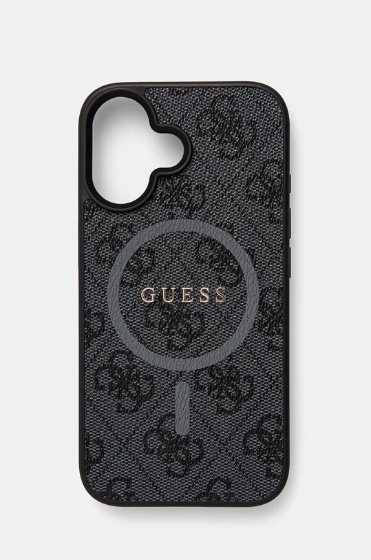 Чохол на телефон Guess iPhone 16 6.1 для телефону чорний GUHMP16SG4GFRK