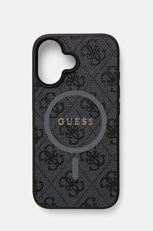 Чехол на телефон Guess iPhone 16 6.1 для телефона чёрный GUHMP16SG4GFRK