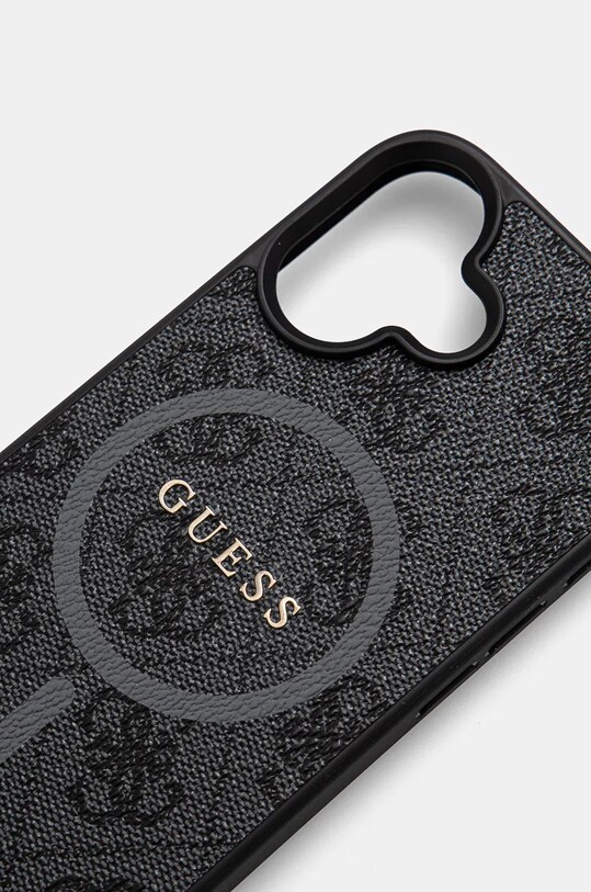 Чохол на телефон Guess iPhone 16 6.1 GUHMP16SG4GFRK чорний AA00
