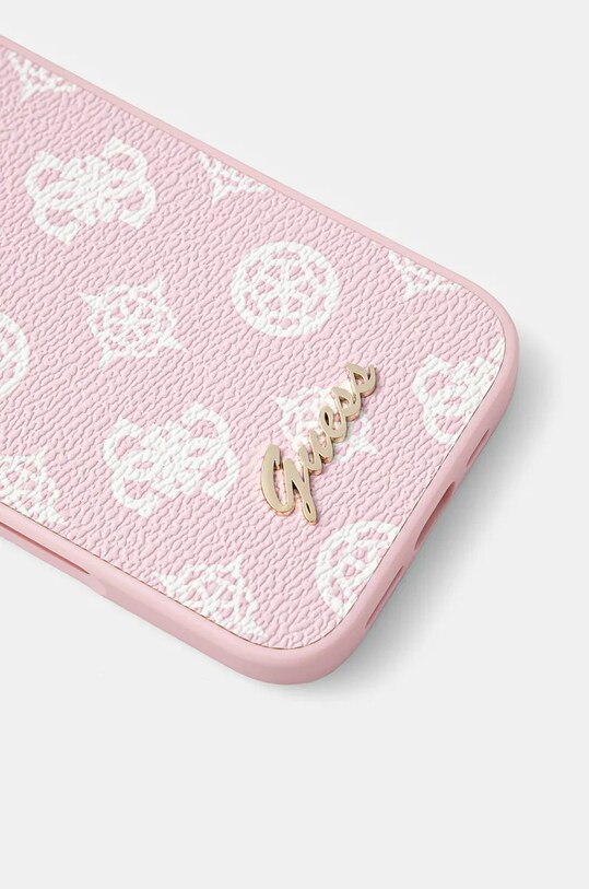 Obal na telefon Guess iPhone 16 6.1 GUHMP16SPGPYSP růžová AA00