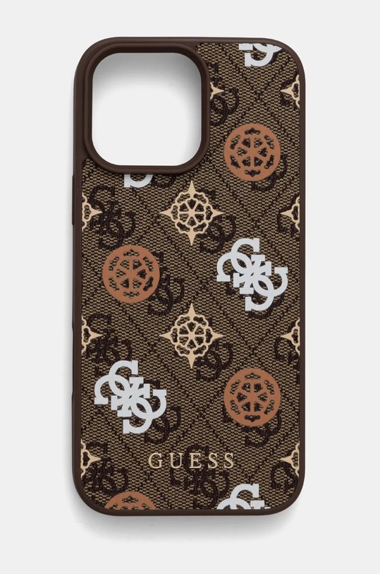 Чехол на телефон Guess iPhone 16 Pro Max 6.9 для телефона коричневый GUHMP16XP4PWPW