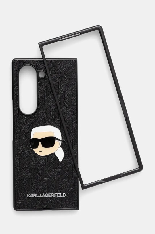 Чохол на телефон Karl Lagerfeld Z Fold6 F956 для телефону чорний KLHCZFD6PGKSKIHK