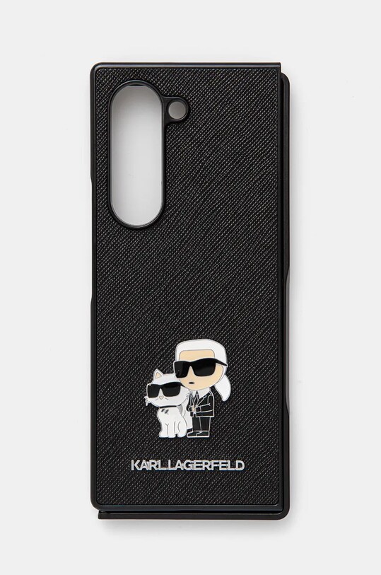 Чохол на телефон Karl Lagerfeld Z Fold6 F956 для телефону чорний KLHCZFD6SAPKCNPK