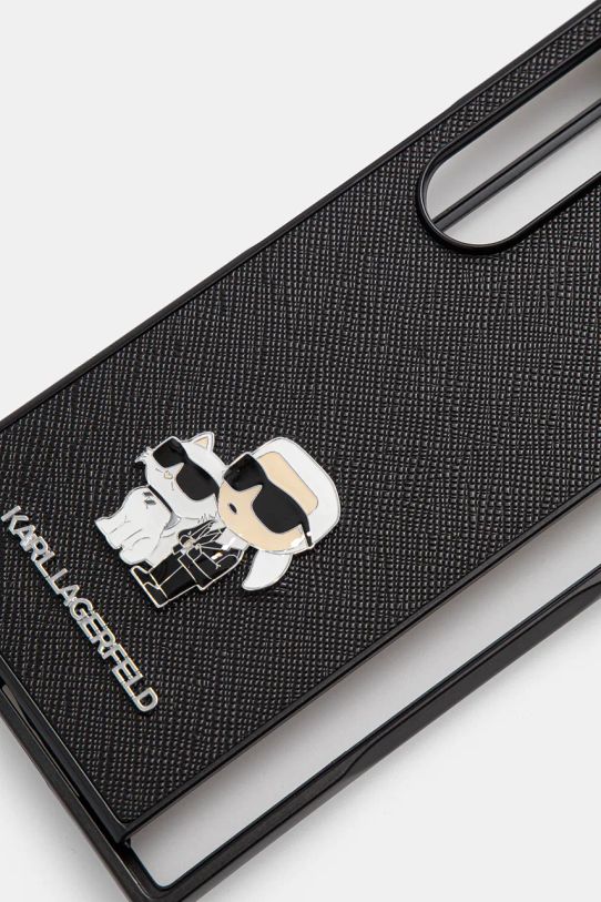 Karl Lagerfeld etui na telefon Z Fold6 F956 KLHCZFD6SAPKCNPK czarny AA00