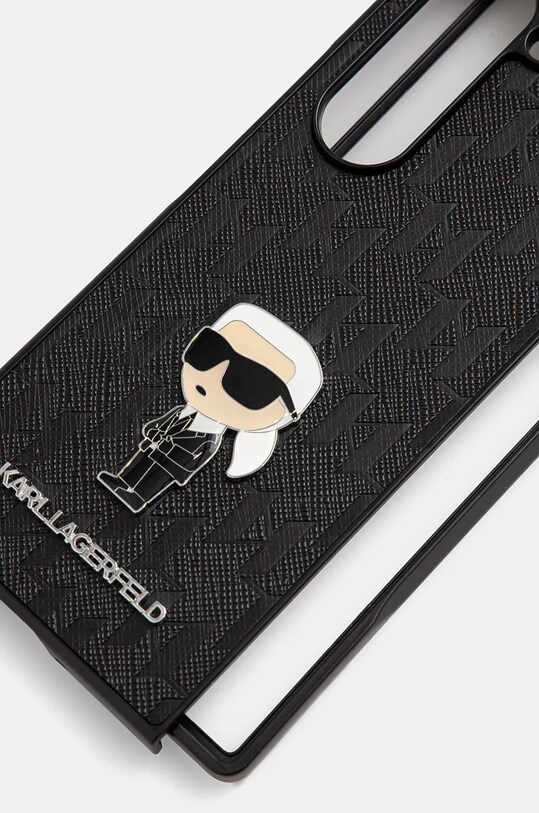 Karl Lagerfeld etui pentru telefon Z Fold6 F956 KLHCZFD6SAPKINPKK negru AA00