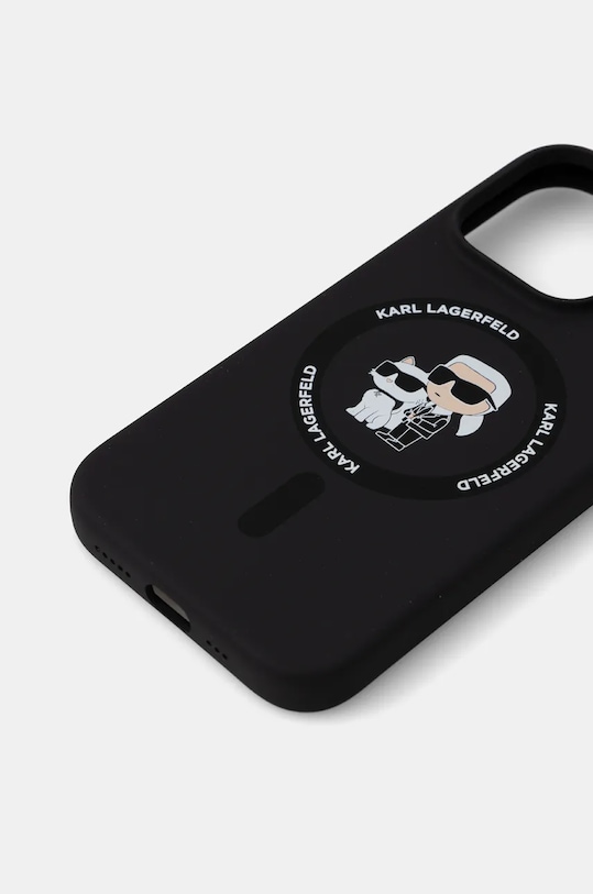 Karl Lagerfeld etui pentru telefon iPhone 16 Pro 6.3 KLHMP16LSCMKCRHK negru AA00